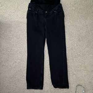 Abercrombie & Fitch Women's Black Straight Leg Jeans